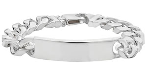 Sterling Silver Curb Bracelet