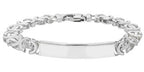 Sterling Silver Byzantine Bracelet