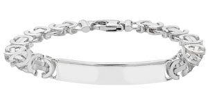 Sterling Silver Byzantine Bracelet