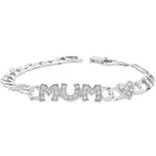 Sterling Silver Mum Bracelet