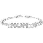 Sterling Silver Mum Bracelet