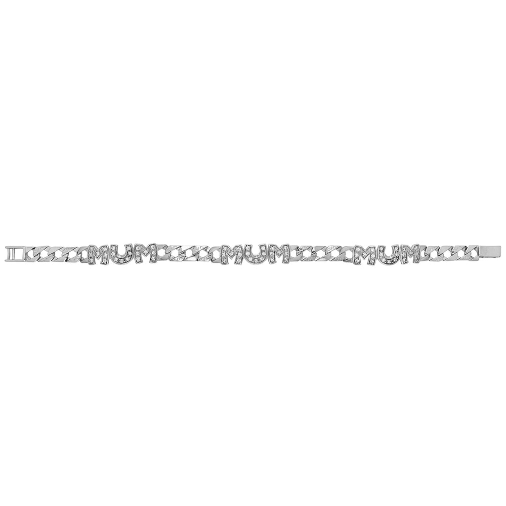 Sterling Silver Mum Bracelet