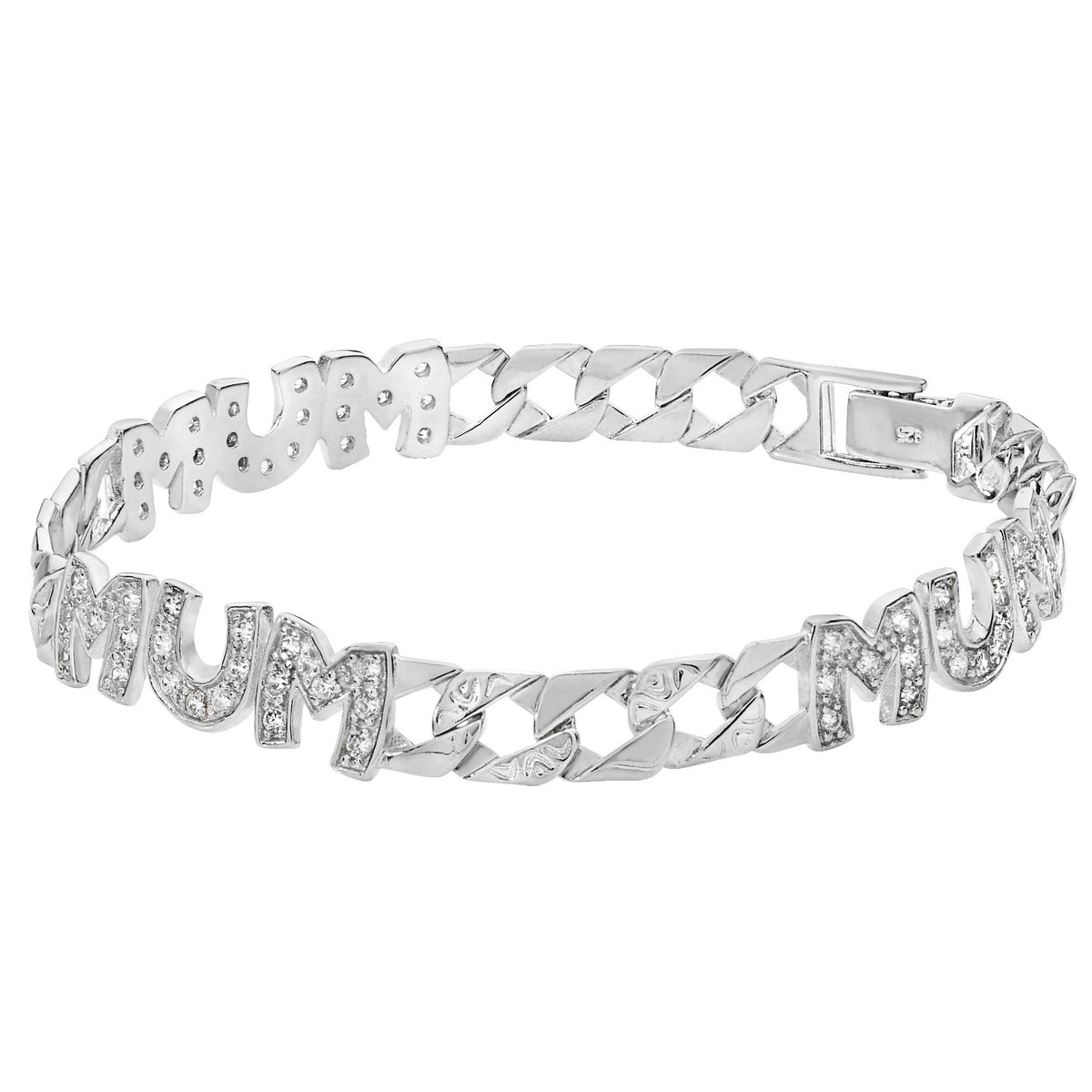 Sterling Silver Mum Bracelet