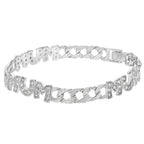 Sterling Silver Mum Bracelet