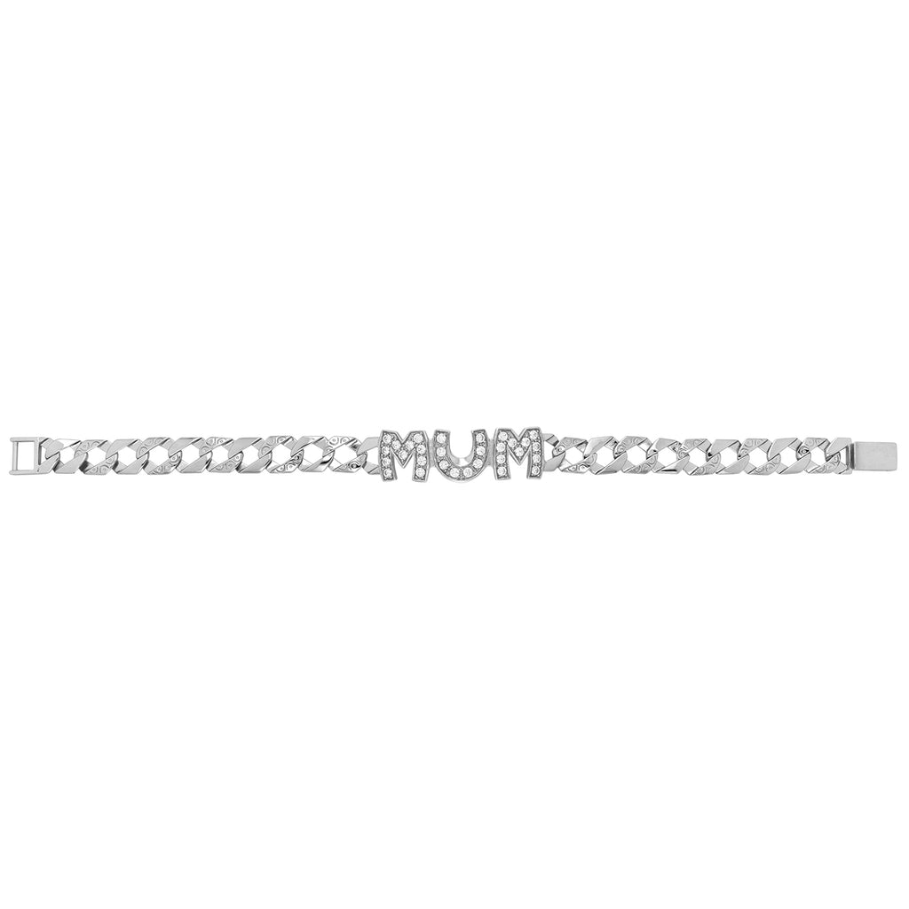 Sterling Silver Mum Bracelet