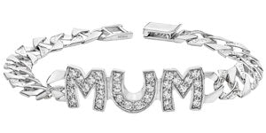 Sterling Silver Mum Bracelet
