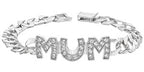 Sterling Silver Mum Bracelet