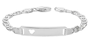 Sterling Silver ID Bracelet