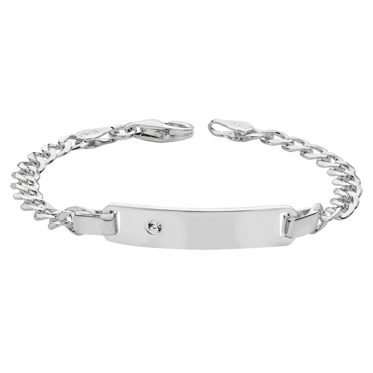 Sterling Silver Curb Bracelet