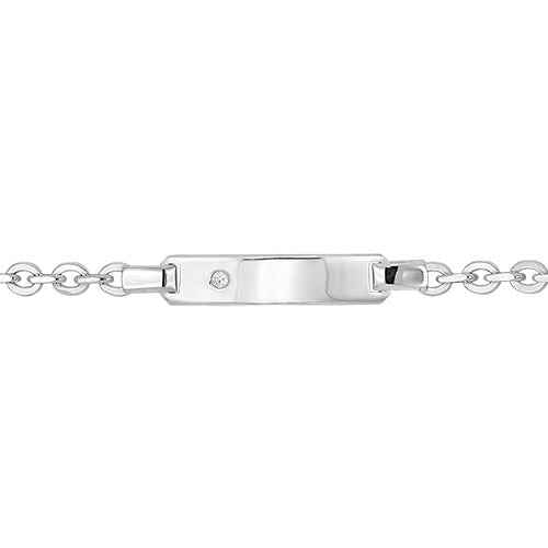 Sterling Silver ID Bracelet