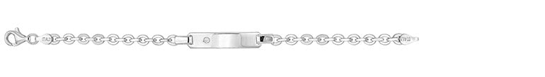 Sterling Silver ID Bracelet