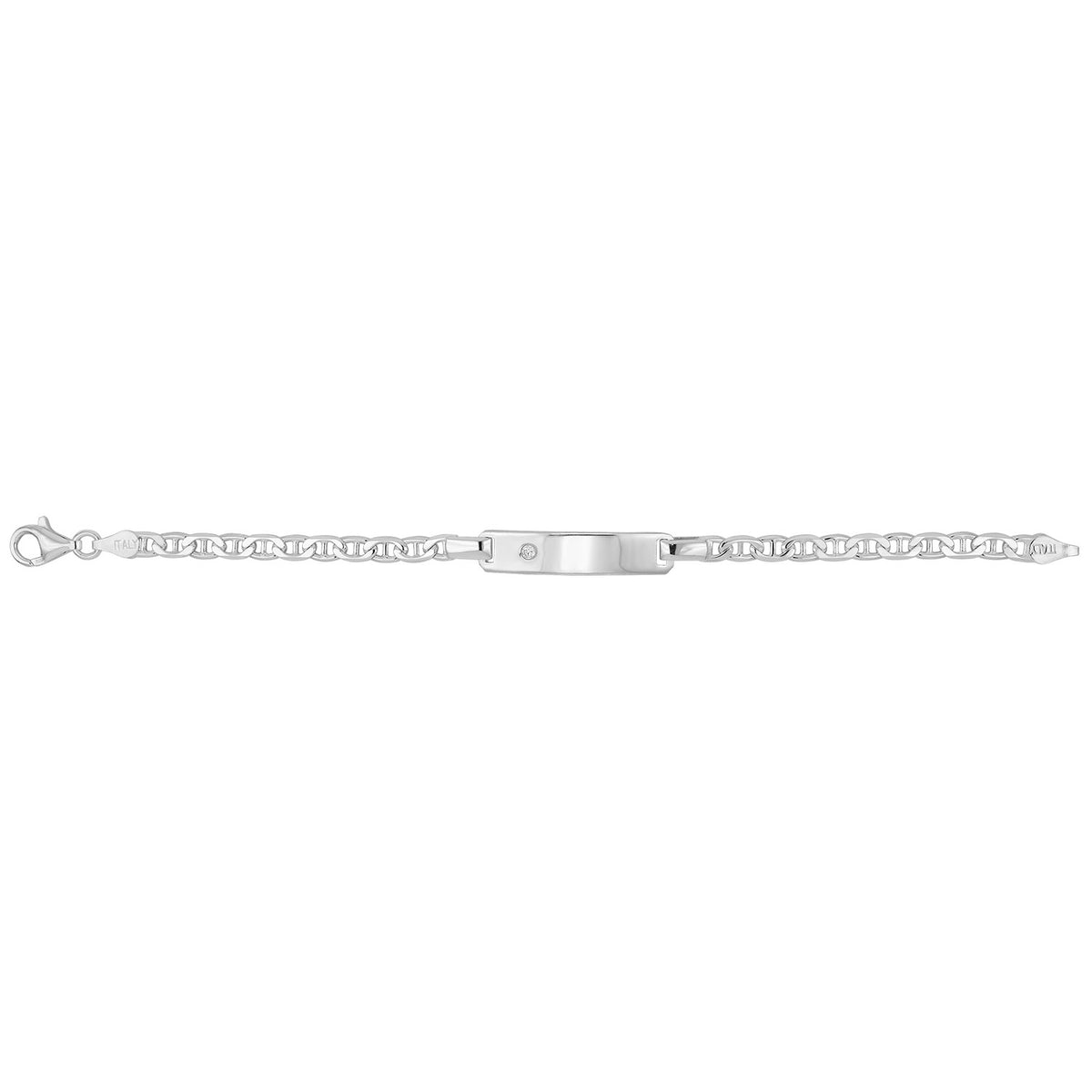 Sterling Silver ID Bracelet