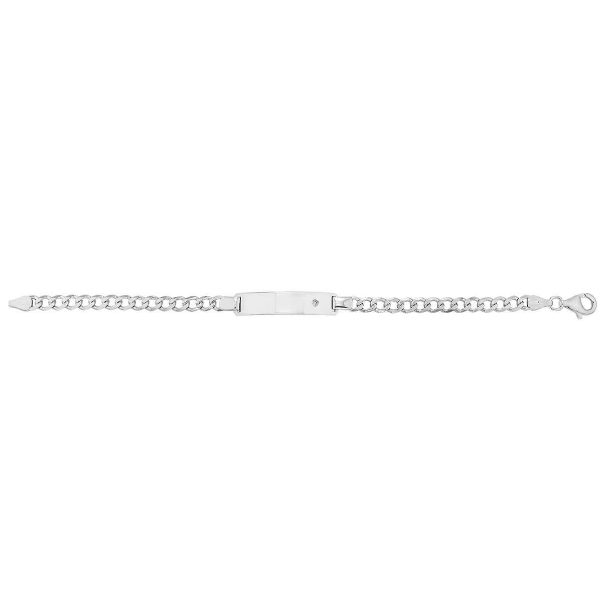 Sterling Silver Curb Bracelet