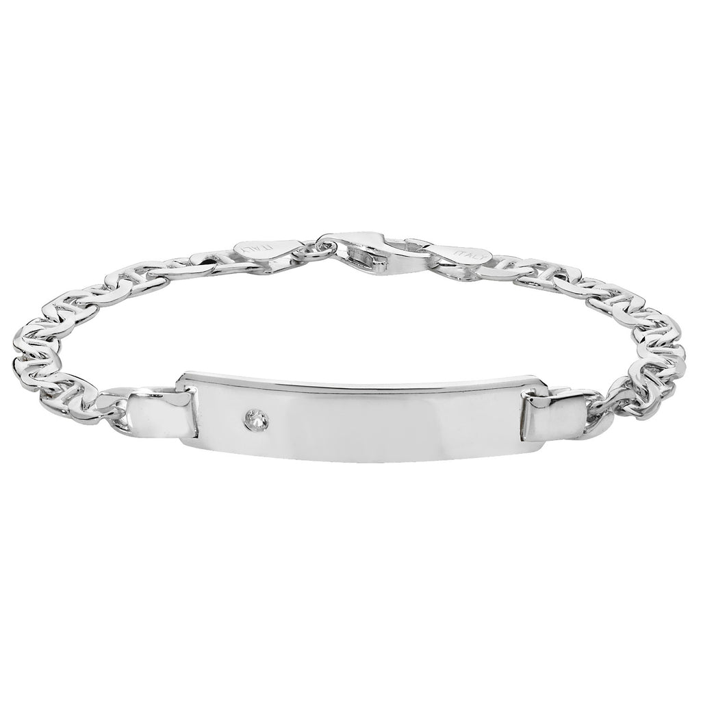Sterling Silver ID Bracelet