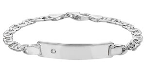 Sterling Silver ID Bracelet