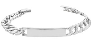 Sterling Silver ID Bracelet