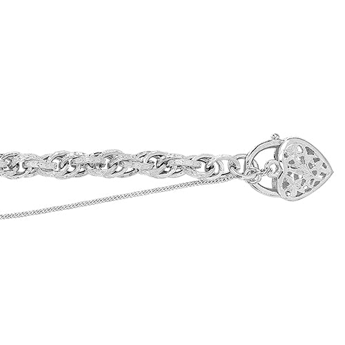 Sterling Silver Charm Bracelet