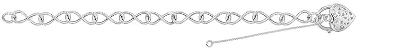 Sterling Silver Charm Bracelet