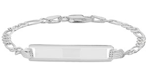 Sterling Silver Figaro Bracelet