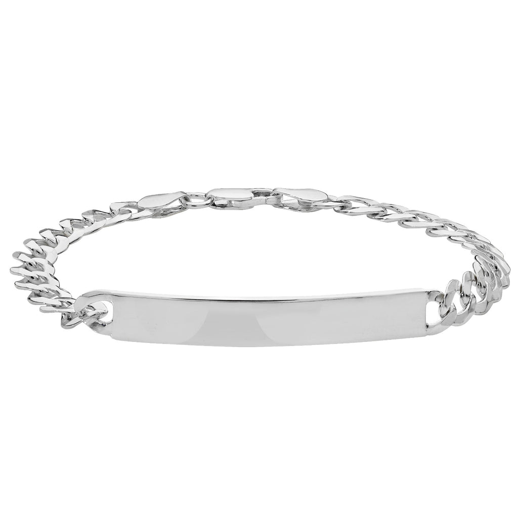 Sterling Silver Curb Bracelet