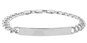 Sterling Silver Curb Bracelet