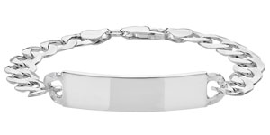 Sterling Silver Curb Bracelet