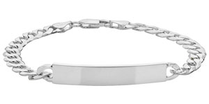 Sterling Silver Curb Bracelet