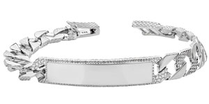 Sterling Silver ID Bracelet