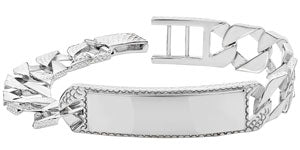 Sterling Silver ID Bracelet