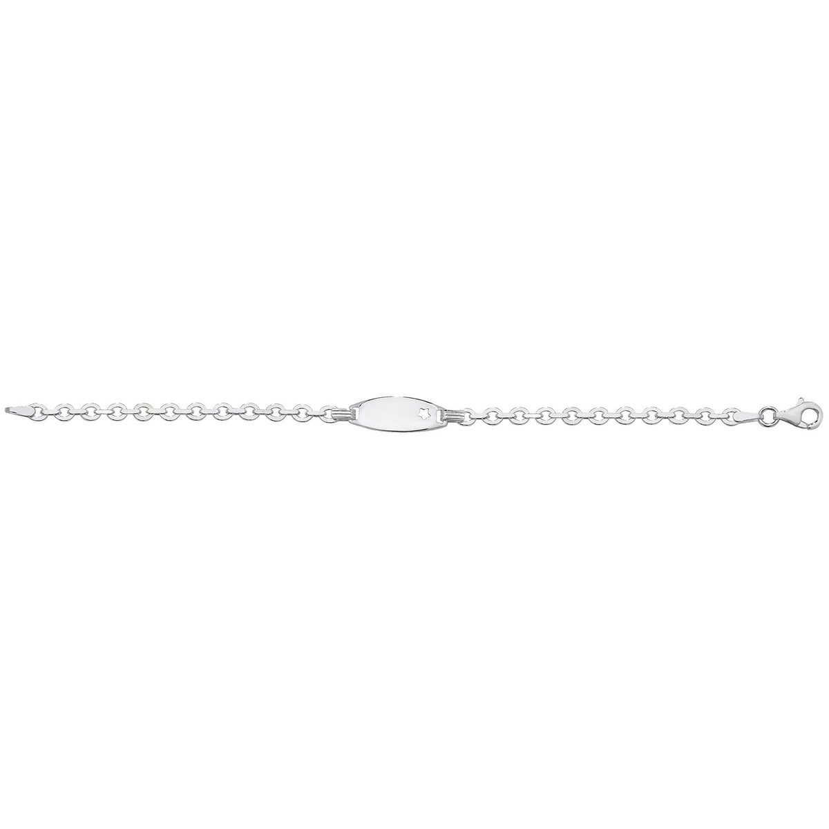 Sterling Silver ID Bracelet