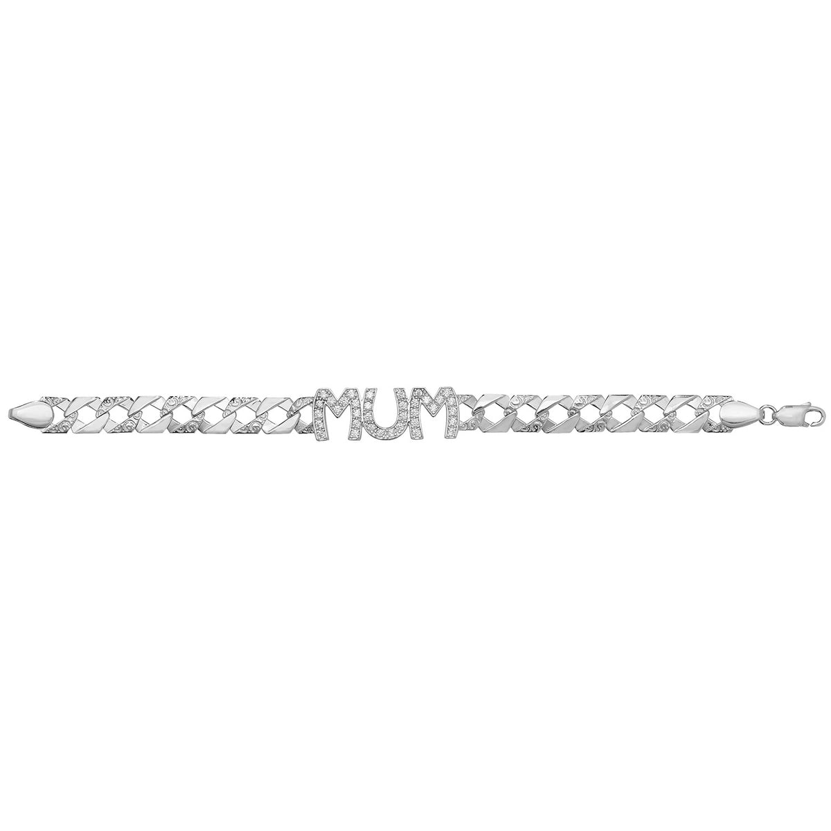 Sterling Silver Mum Bracelet