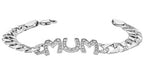 Sterling Silver Mum Bracelet