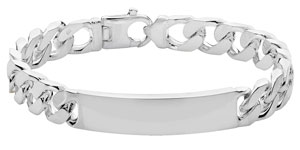 Sterling Silver Curb Bracelet