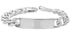 Sterling Silver Curb Bracelet