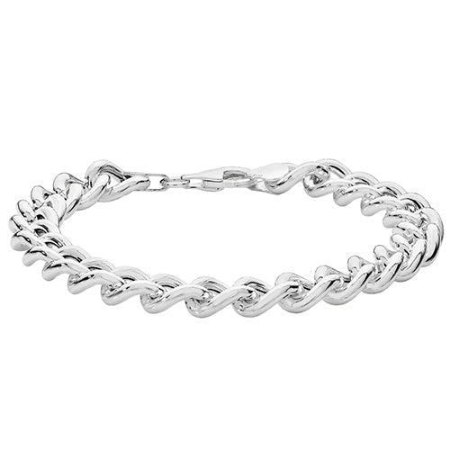 Sterling Silver Curb Bracelet