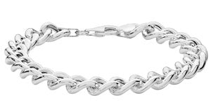 Sterling Silver Curb Bracelet