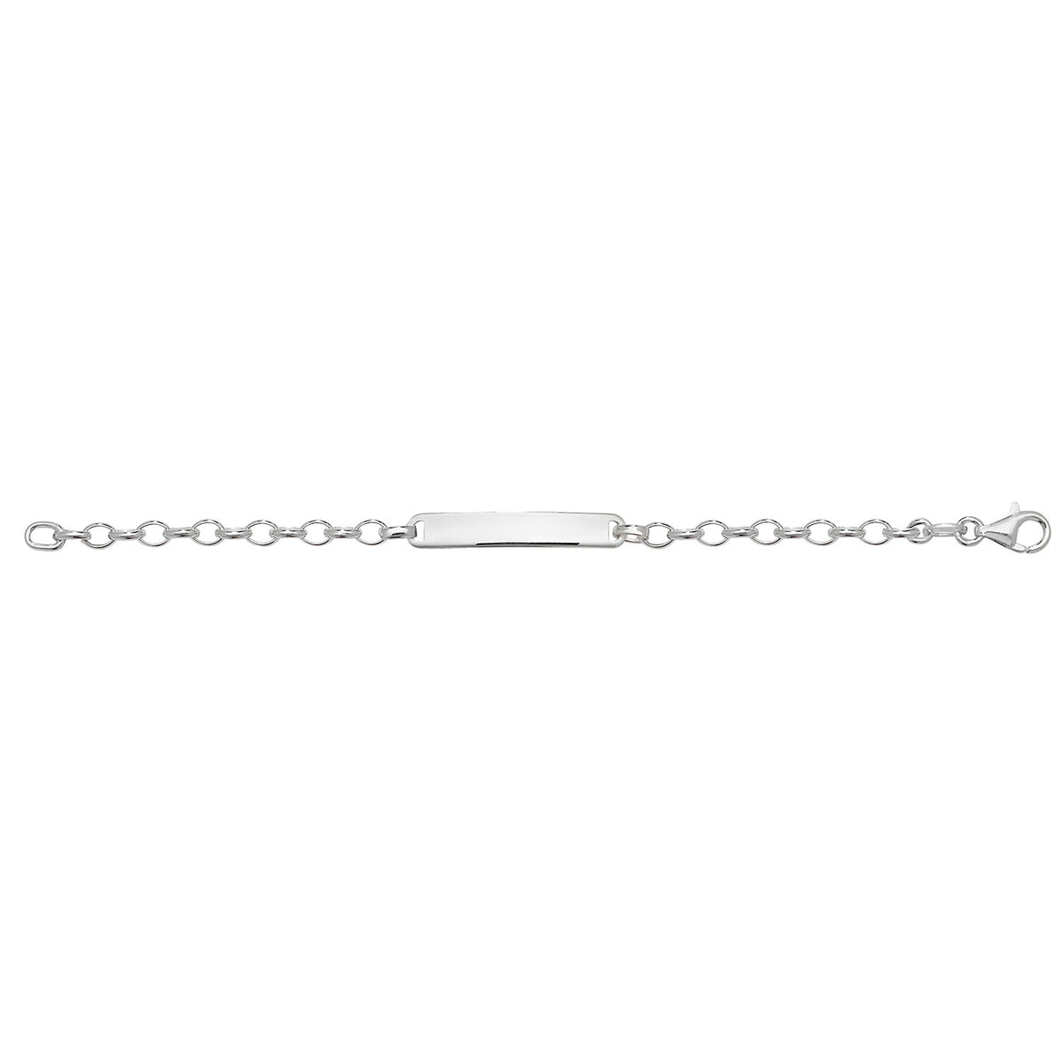 Sterling Silver ID Bracelet