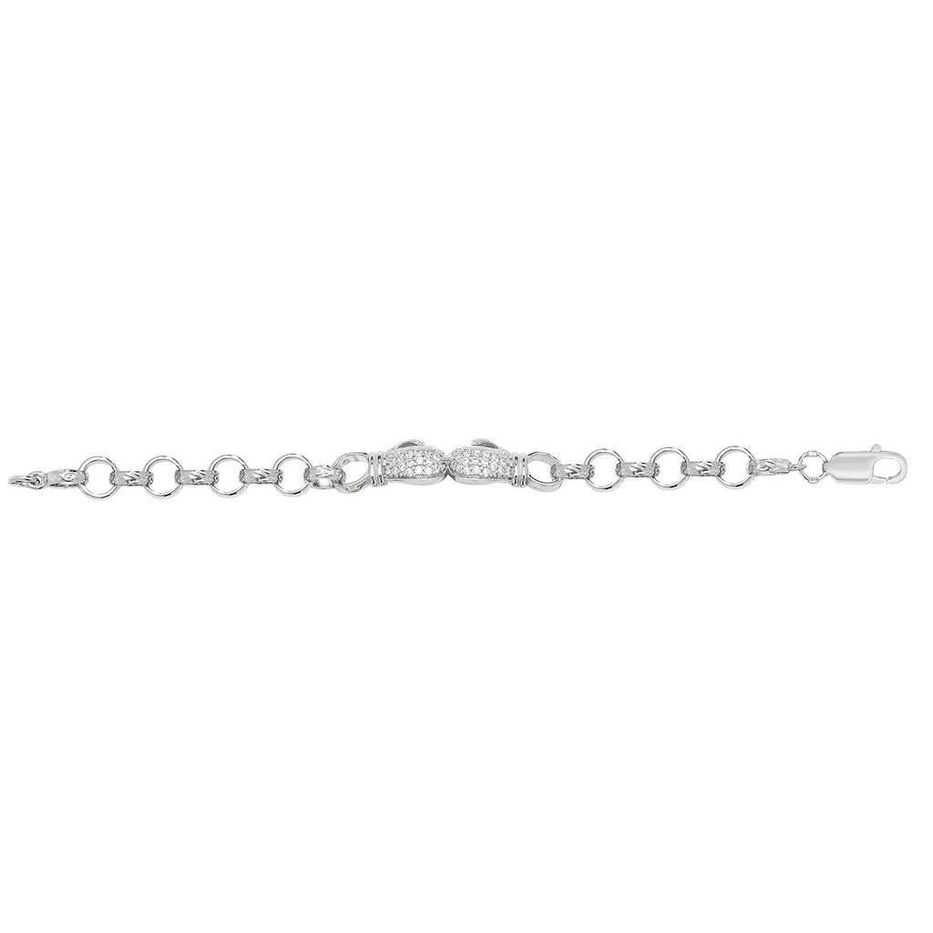 Sterling Silver Boxing Glove Bracelet