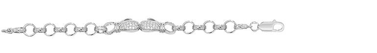 Sterling Silver Boxing Glove Bracelet