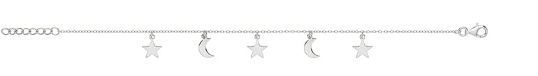 Sterling Silver Charm Bracelet