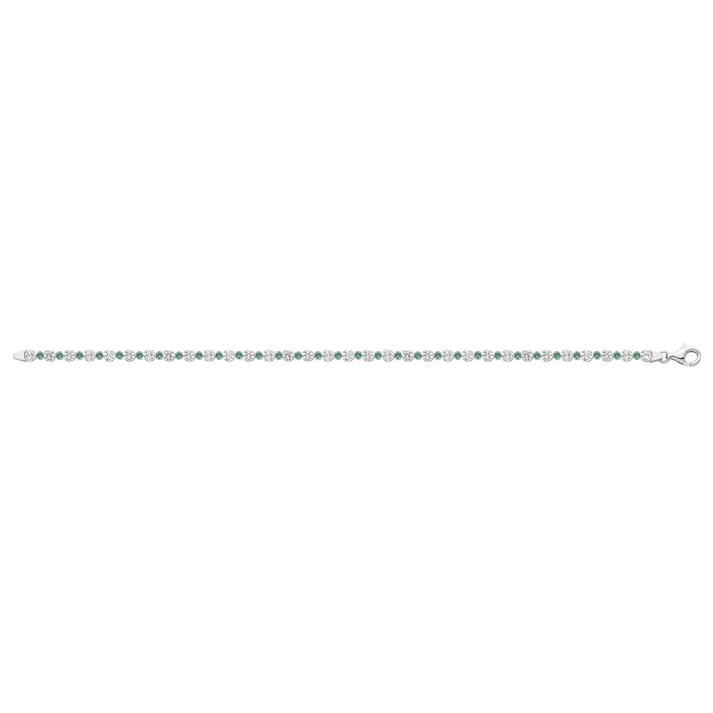 Sterling Silver Tennis Bracelet