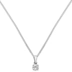 Sterling Silver CZ Necklet