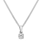 Sterling Silver CZ Necklet