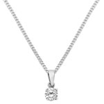 Sterling Silver CZ Necklet