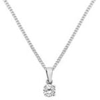 Sterling Silver CZ Necklet