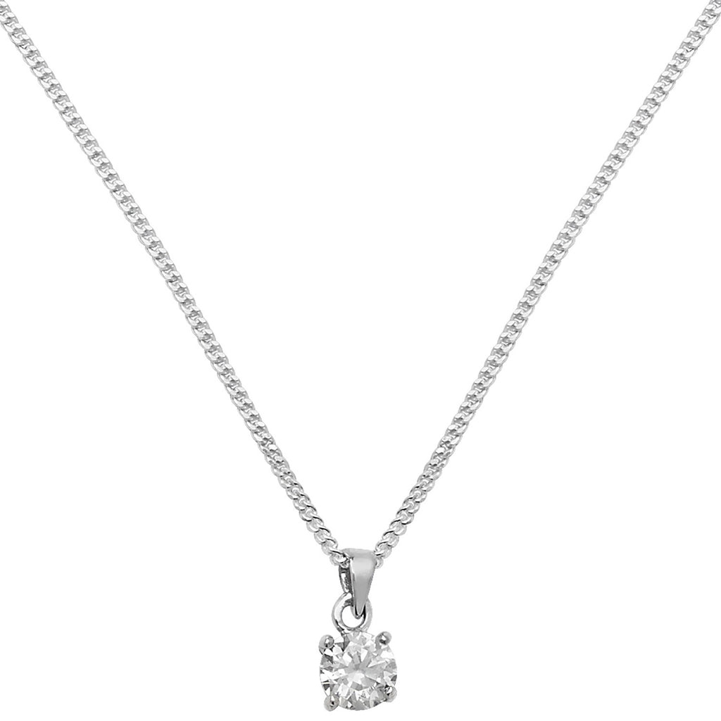 Sterling Silver CZ Necklet