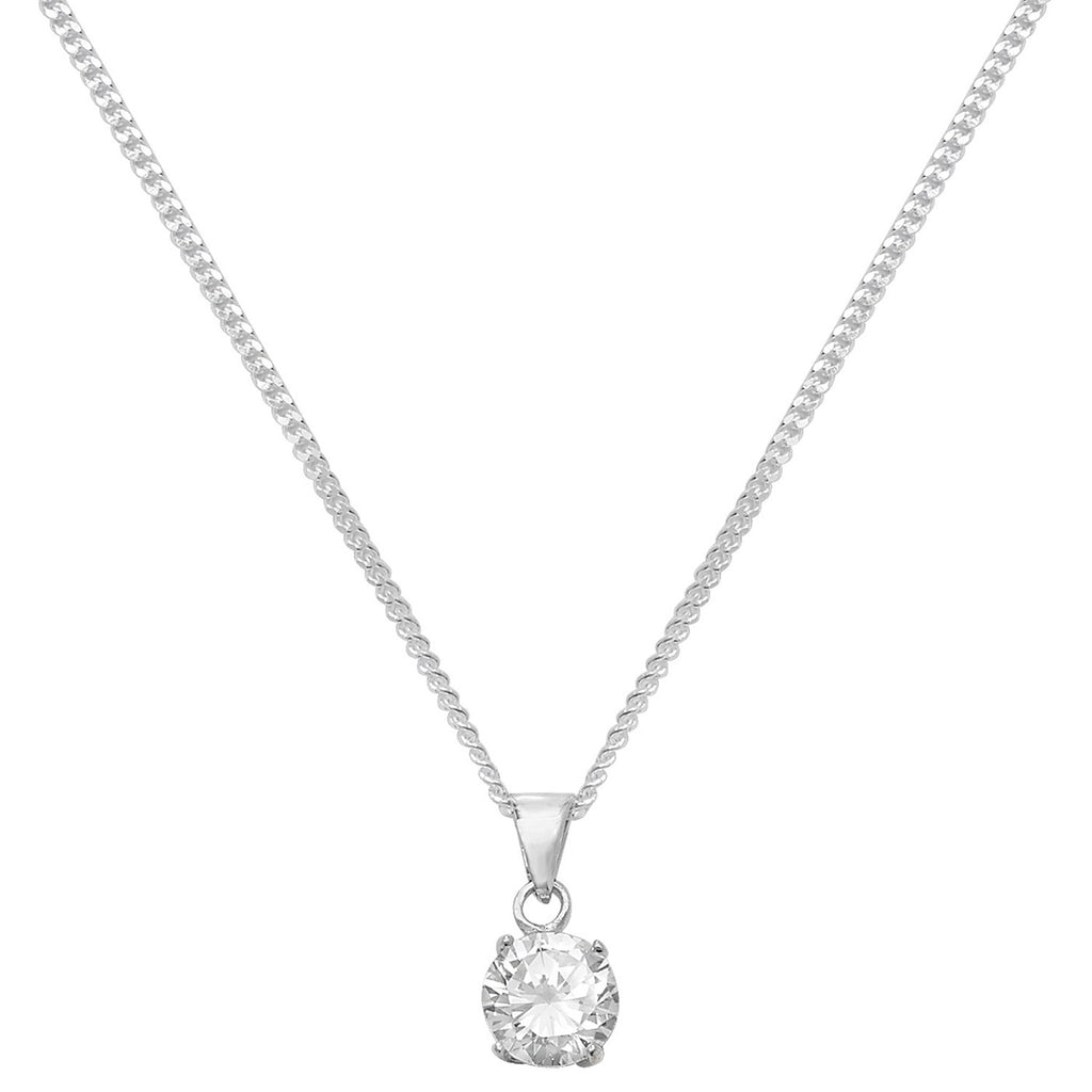 Sterling Silver CZ Necklet