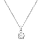 Sterling Silver CZ Necklet