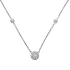 Sterling Silver CZ Necklet