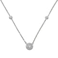 Sterling Silver CZ Necklet